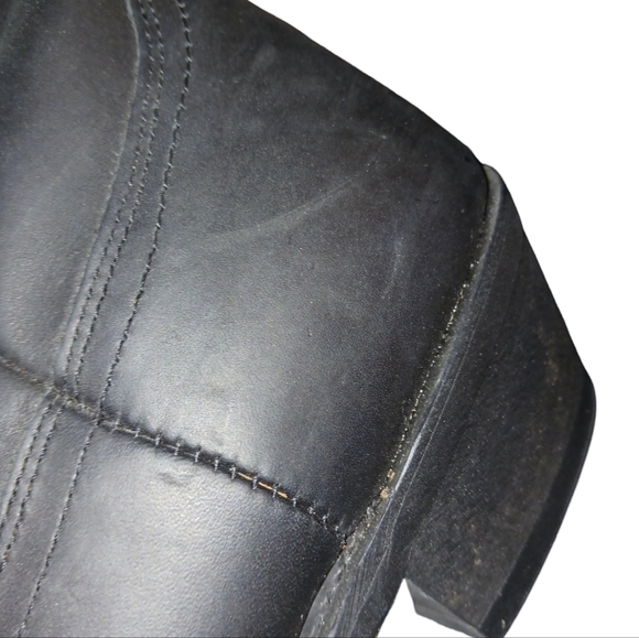 Shayanne Women’s Black Cowboy Boots Slouchy Black Cowgirl Boots Size 9 - Picture 12 of 14